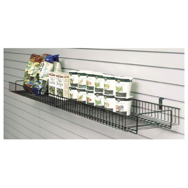 Hubert 53473 - Slatwall Shelf, 60"W X 12"D, Rectangular