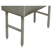 Advance Tabco K-497 Replacement Galvanized H-Leg With Plastic Feet For FE Series Sinks (specify Sink Model) (1 Set Of 2 Legs)