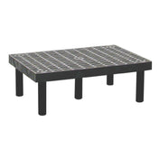 Quantum 362412DPP Polymer Dunnage Rack Vented 500 Lb. Load Capacity