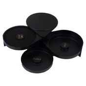 Stanton Trading 77 Glass Rimmer 3 Swing Trays Black Plastic