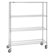 Hubert 64167 - Shelving Unit, Wire, Mobile