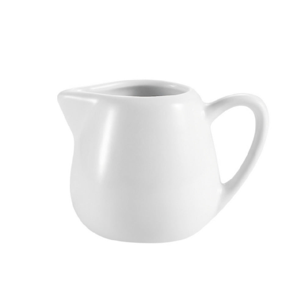 CAC China PC-401 Accessories Creamer 1-1/2 Oz. 1-3/4" Dia. X 1-3/4"H