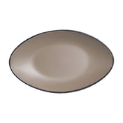 Steelite 7810JB021 Oval Plate 9.75" X 5.875" X 1.0" Baja