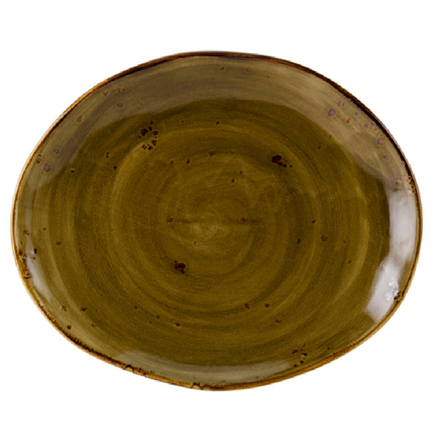 Tuxton GGW-023 Platter 13-1/4" X 11" Free Form