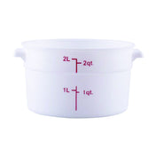 Hubert 23965 - CenPro® Food Storage Container, 7-1/8"W X 7-1/8"D X 4-1/4"H, Round