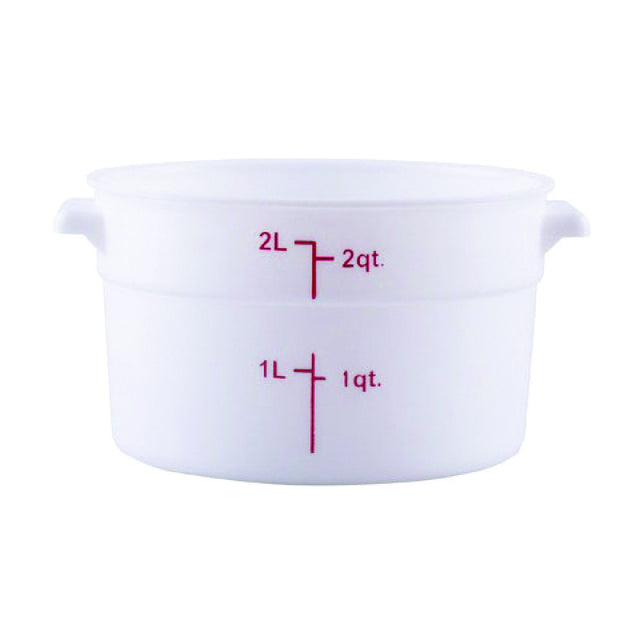 Hubert 23965 - CenPro® Food Storage Container, 7-1/8"W X 7-1/8"D X 4-1/4"H, Round