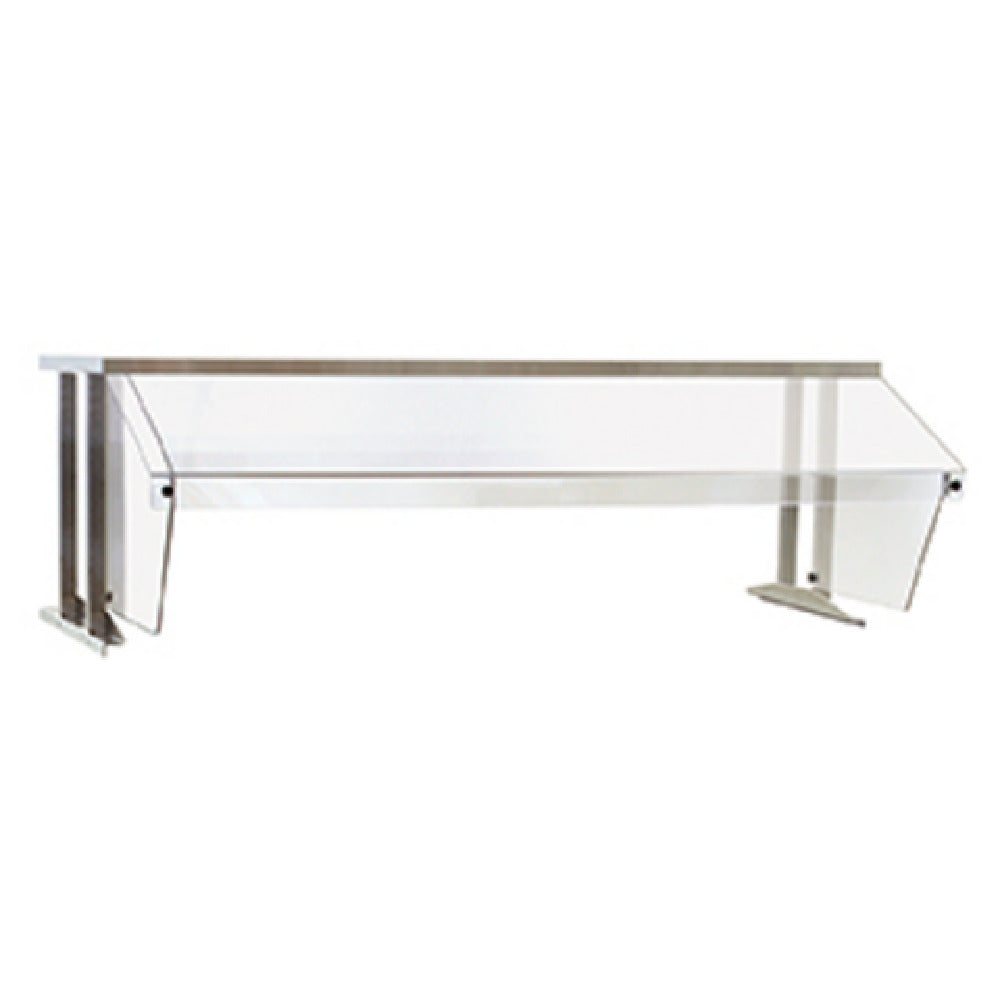 Eagle BS2-HT6-IL Buffet Shelf 94-1/2" With Infrared Bullet Lamps & Sneeze Guard- Both Sides