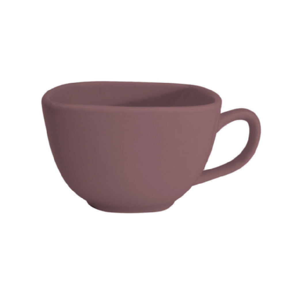 CAC China KC-1-PLM Color Arts Coffee Cup 8 Oz. 3-3/4"L X 3-3/4"W X 2-1/2"H