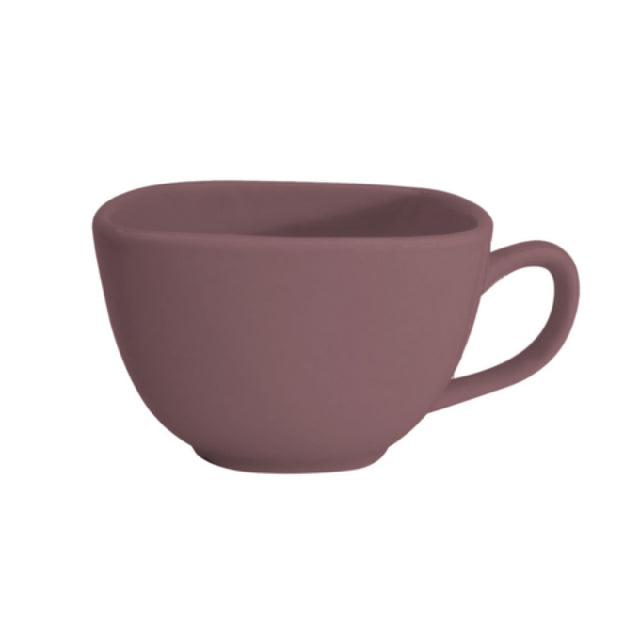 CAC China KC-1-PLM Color Arts Coffee Cup 8 Oz. 3-3/4"L X 3-3/4"W X 2-1/2"H