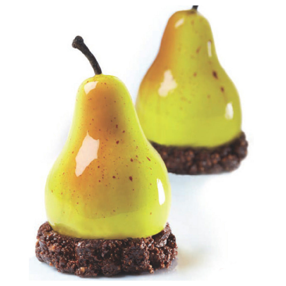 JB Prince MA128 TUTTIFRUTTI Pera / Pear By Pavoni 3D Silicone Mold 15-1/4"W X 6-1/4"D X 6"H