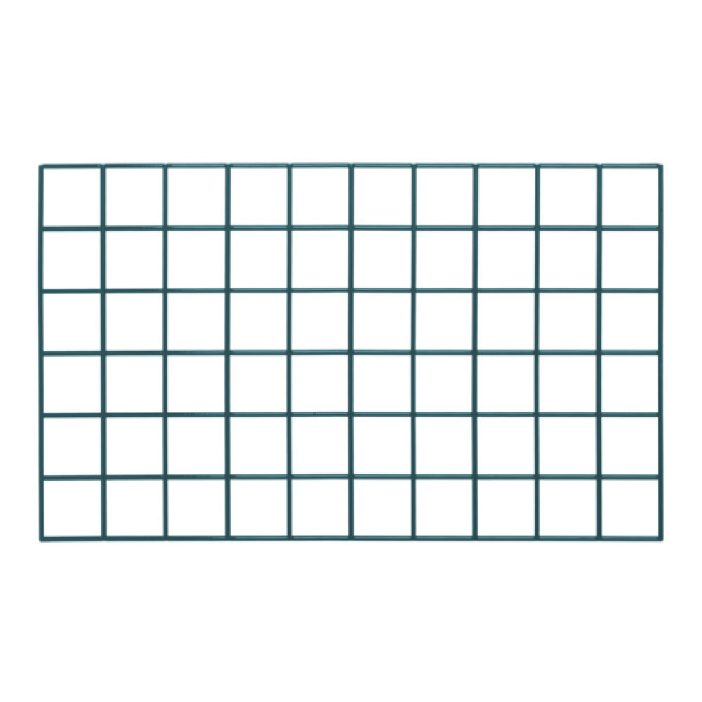 Quantum SG-1830P Store Grid Panel 30"W X 18"H Green Epoxy Antimicrobial Finish