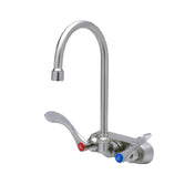 T&S Brass S-1146-04-CR EverSteel Workboard Faucet 4” Wall Mount Mixing Faucet With Body