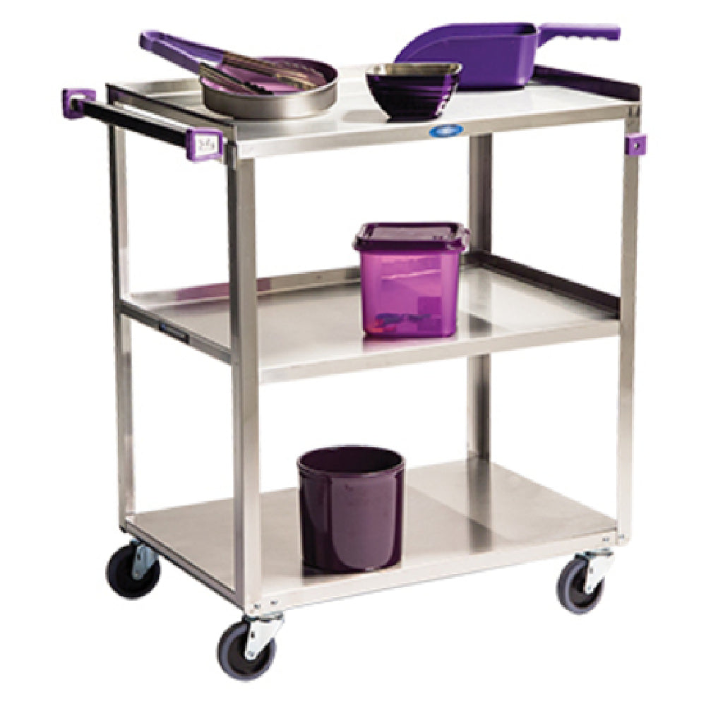 Lakeside 322A Light Duty Utility Cart 3-tier Open Base
