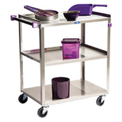 Lakeside 322A Light Duty Utility Cart 3-tier Open Base
