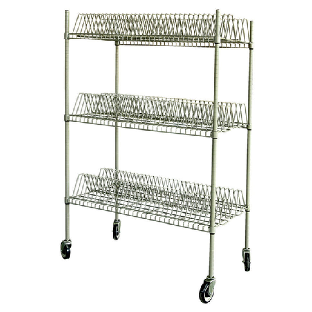 Hubert 16726 - Drying Rack, 3-tier, 44" X 25-1/2" X 70-1/2"H