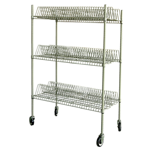 Hubert 16726 - Drying Rack, 3-tier, 44" X 25-1/2" X 70-1/2"H
