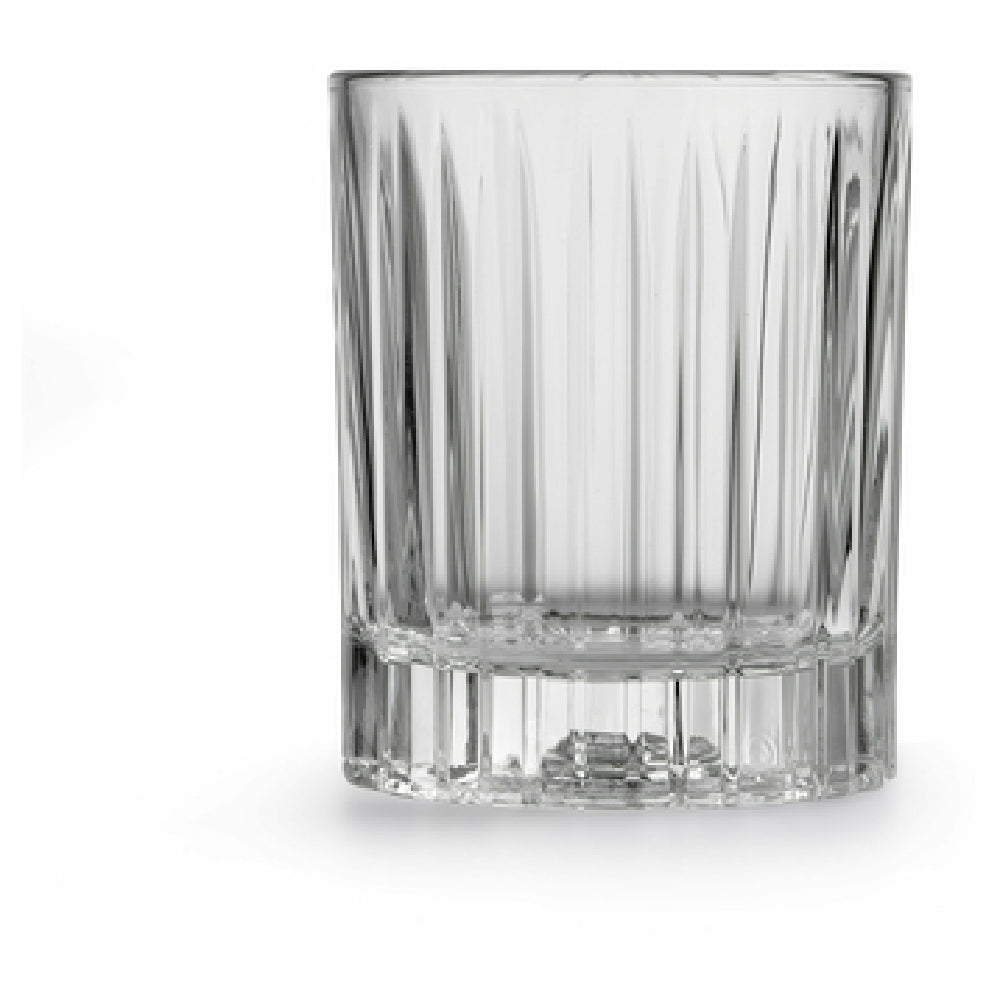 Libbey 2934VCP35 Double Old Fashioned Glass 12 Oz. Flashback (H 4-1/8" T 3-3/8" B 3-1/4" D 3-3/8") (12 Each Per Case)