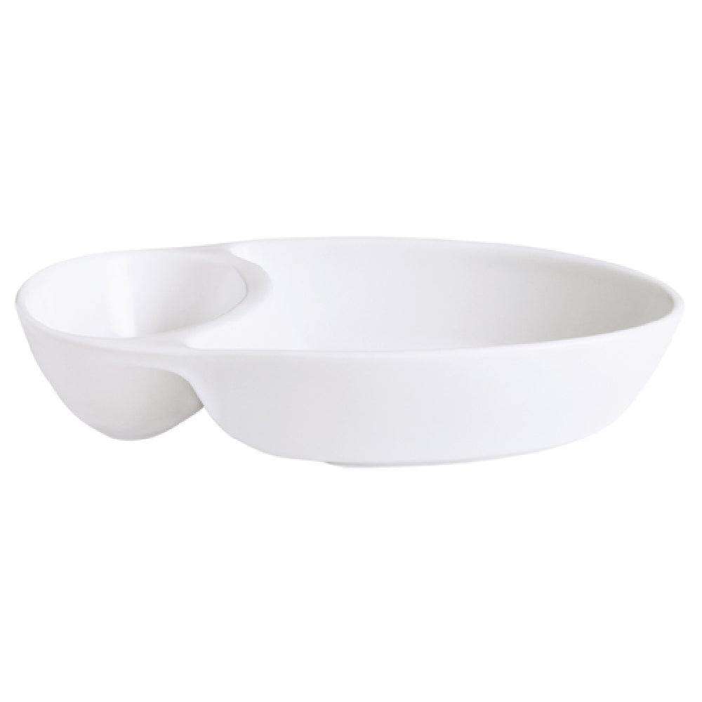 GET Enterprises PA1101439712 Chip & Dip Dish 16.9 Oz. 9" X 5-1/2"