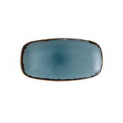 Arc Cardinal HBL35 Dudson Harvest Blue Oblong Tray (L:13.875'' X W:7.375'') Vitrified Ceramic