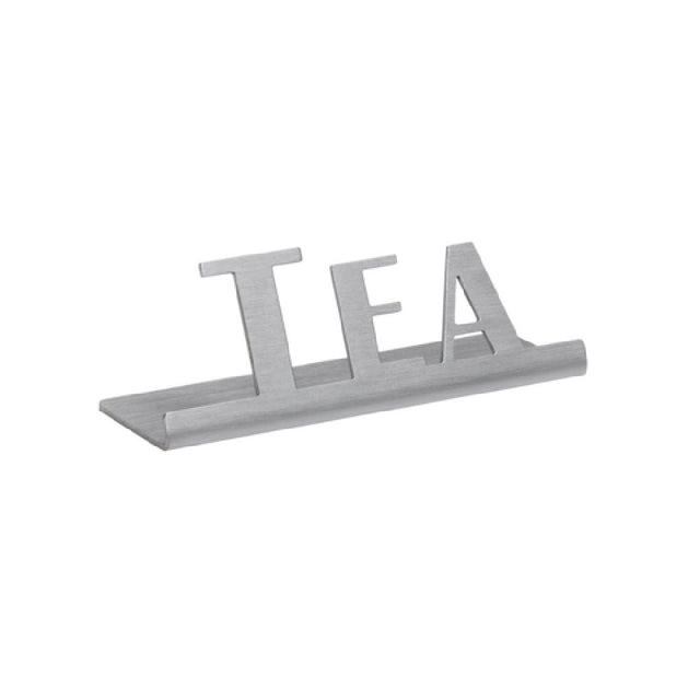 Service Ideas 1C-ST-TEA-SIGN Table Sign "Tea" 1"H X 3-1/2"W