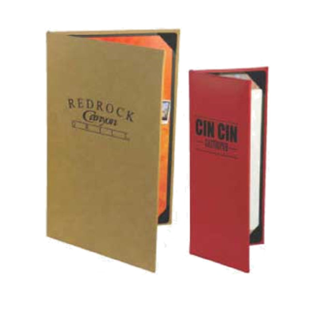 Menu Solutions K015BA Menu Cover Holds 4-1/4" X 11" Insert Single Panel With 1 View