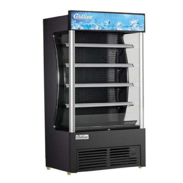 USR Brands AOC-46-B Coldline Open Air Refrigerated Display Merchandiser 46"W 16 Cu.ft. Capacity
