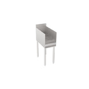 Krowne 18-12RD Silver Series 4-Step Raised Liquor Display 12" W X 22.5" D 3” H Backsplash