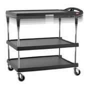 Metro MY2636-35BL-PL MyCart® Plus Series Utility Cart (3) Shelves