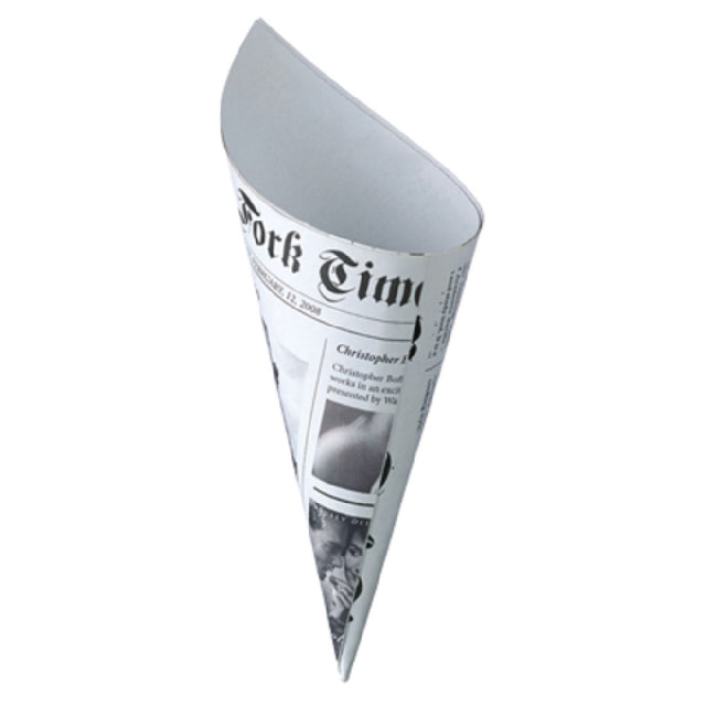 JB Prince R1024 L Comatec Snack Cone 2-1/2" Dia. X 4-3/4"H Cardboard