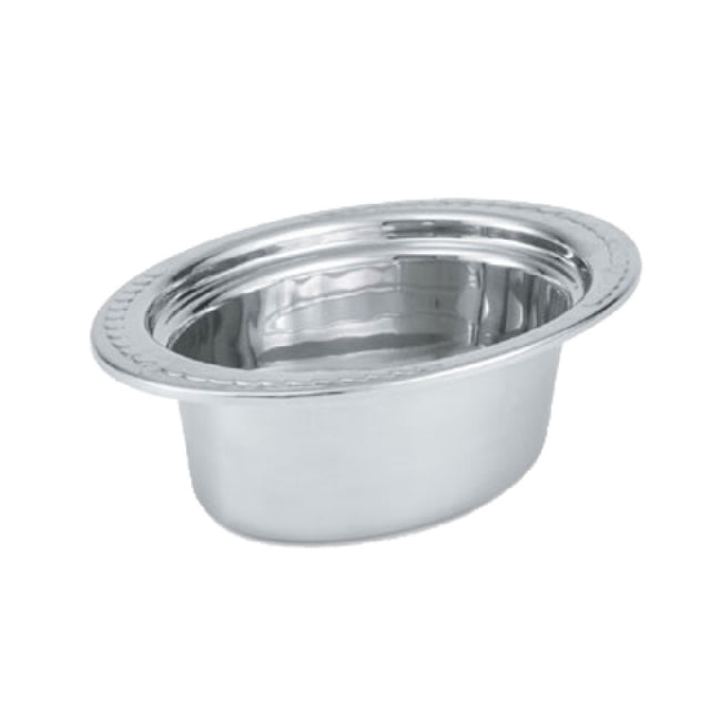 Vollrath 8230110 Miramar™ Decorative Oval Pan 3.4 Quart (3.2L) 4" Deep