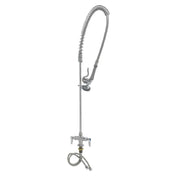 T&S Brass B-0113 EasyInstall Pre-Rinse Unit Spring Action Gooseneck Single Hole Deck Mount Mixing Faucet