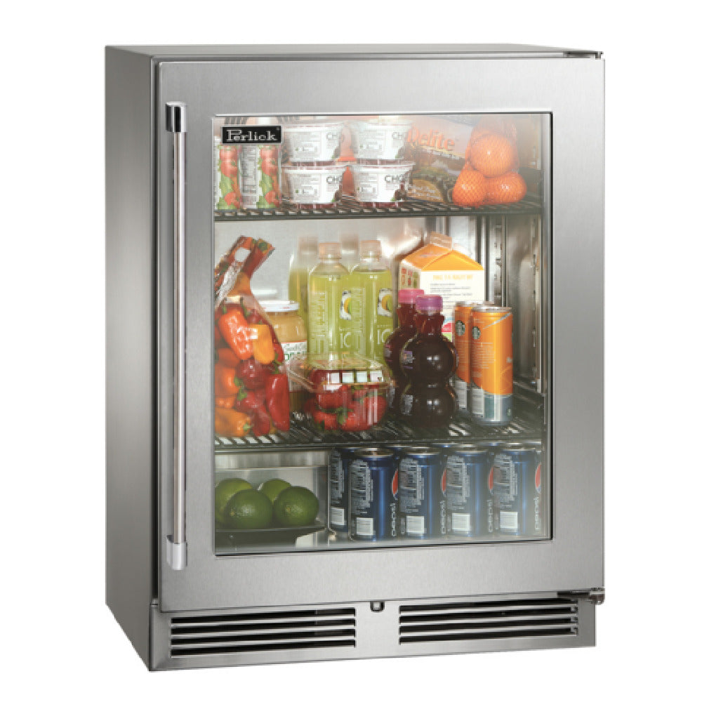 Perlick HB24RS4T-00-TLFLR_RIGHT ADA Series Refrigerator Undercounter 23-7/8"W X 24"D