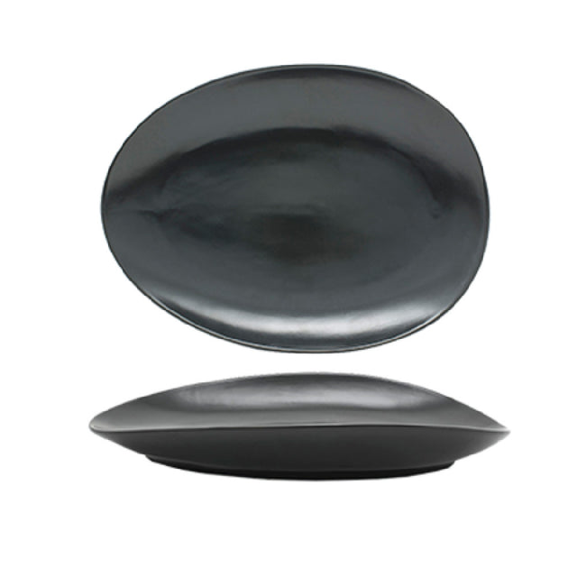 FOH DOS030BKP20 Tides™ Plate 12" X 8-3/4" Oval