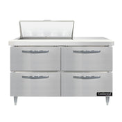 Continental Refrigerator D48N8-D Designer Line Sandwich Unit 48"W Two-section