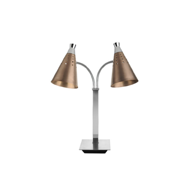 FOH BTC059COS18 Smart Buffet Ware® T-Collection Double Heat Lamp 230v Copper
