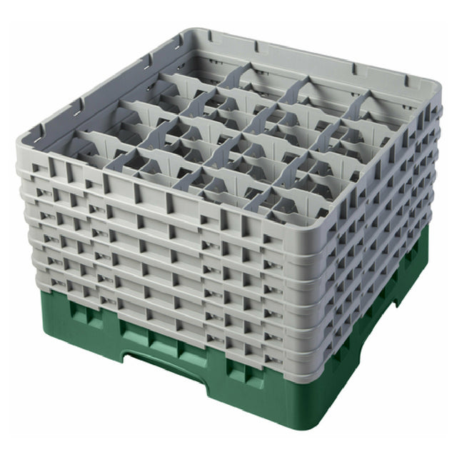Cambro 16S1114119 Camrack® Glass Rack With (6) Soft Gray Extenders Full Size