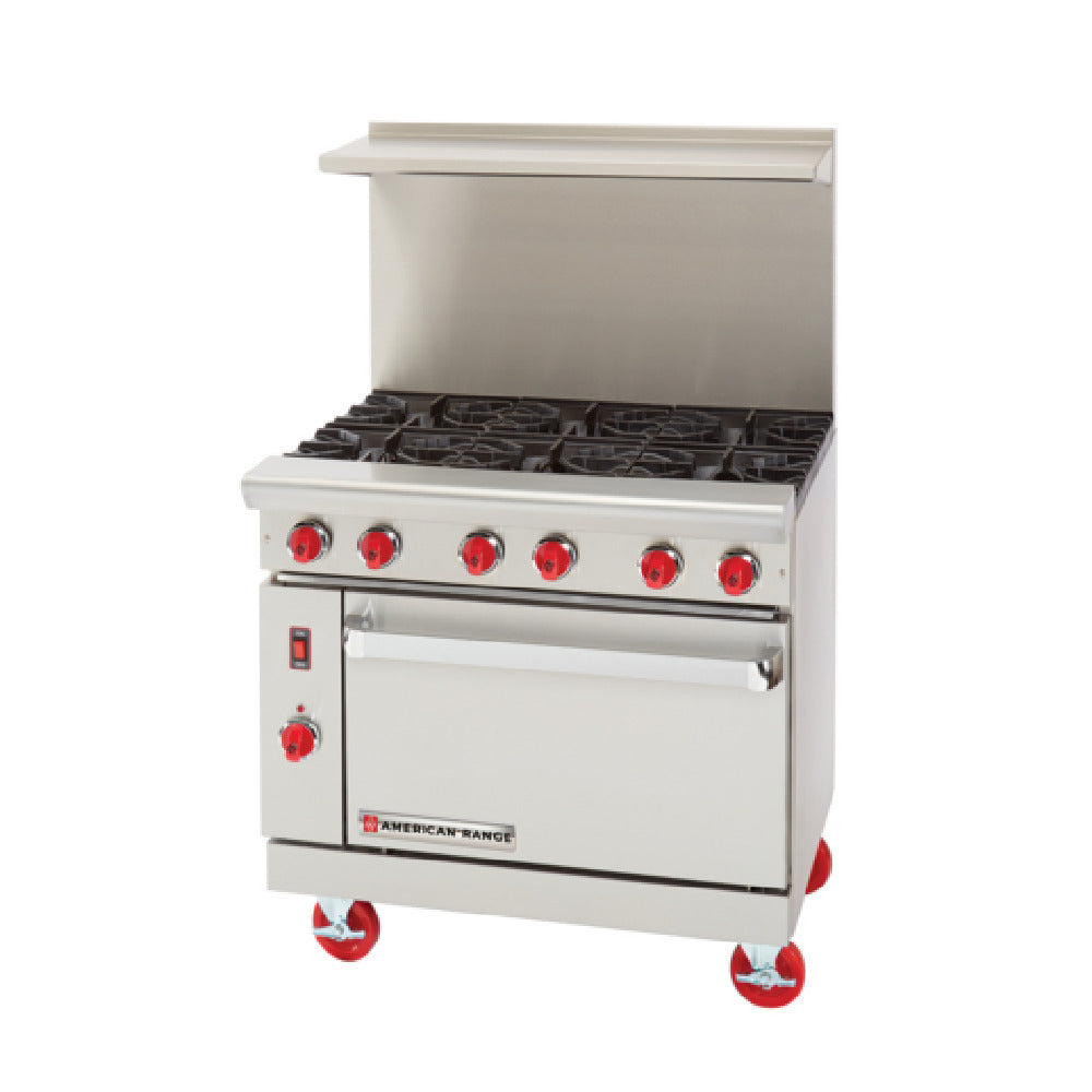 American Range ARGF-6-C_LP - Green Flame Range, Gas, 36"