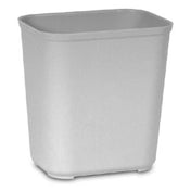 Rubbermaid FG254300GRAY Waste Basket 28 Quart 14-1/2"W X 10-1/2"D X 15-5/16"H