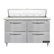 Continental Refrigerator D48N12C-D Designer Line Sandwich Unit 48"W Two-section