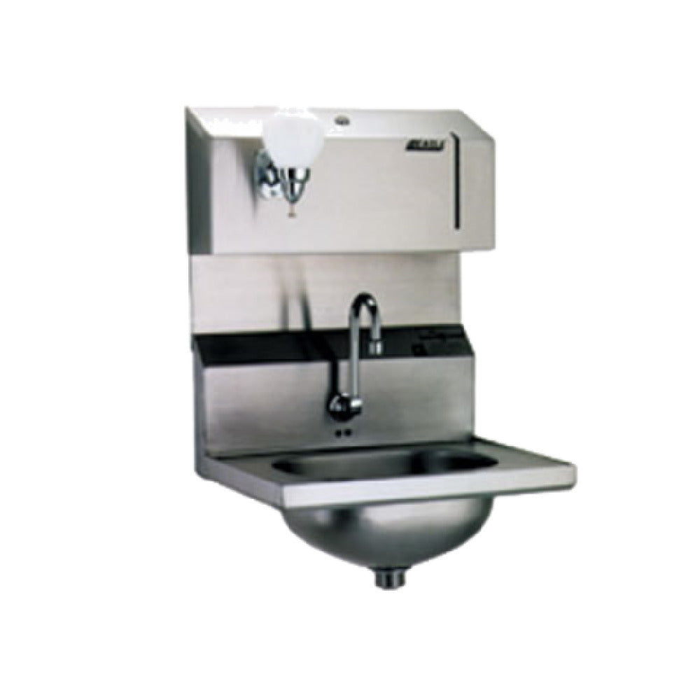 Eagle HSA-10-FDPE-1X Hand Sink Wall Mount 13-1/2" Wide X 9-3/4" Front-to-back X 6-3/4" Deep Bowl