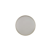 Cal Mil 22026-6-102 Ash Low Rim Plate 6" Dia X 1" H Stackable (per Case=6)