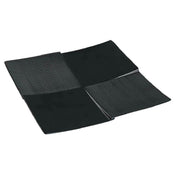 Yanco BP-5109 Black Pearl Display Plate 9"L X 9"W Square