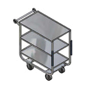 Winholt UC-3-2133SS Utility Cart Three Shelves 500 Lbs Per Shelf