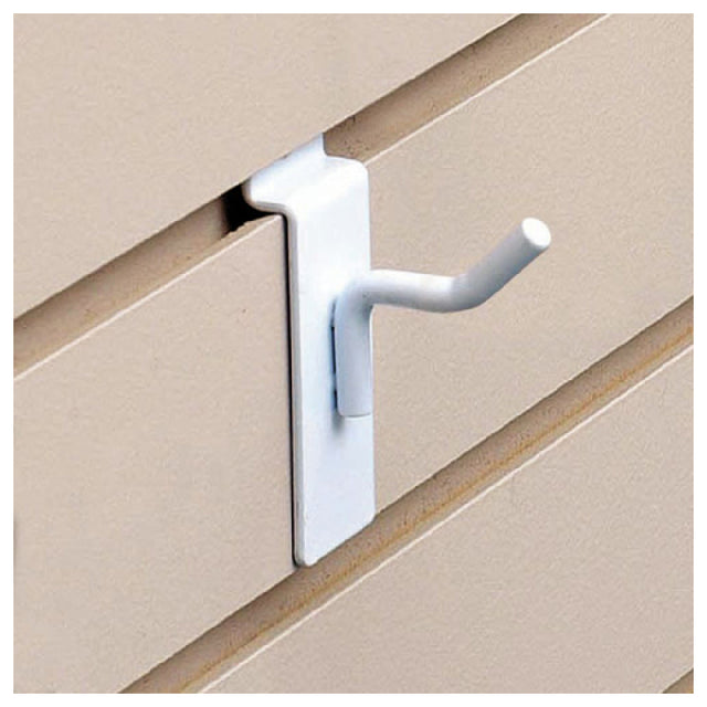 Hubert 96662 - Slatwall Hook, 1/4" Dia. X 1"L, Steel