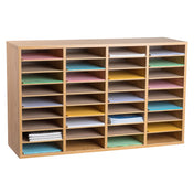 Alpine Industries ADI500-36-MEO Paper Sorter/Literature File Organizer 36 Compartment