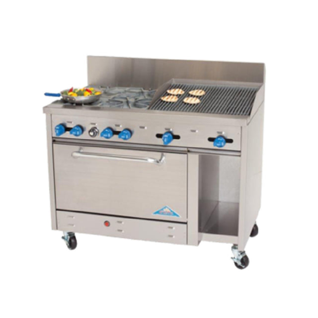 Comstock-Castle F3430-1RB Range Gas 48" Wide