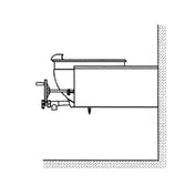 Legion TWSWC-100 Direct Steam Tilting Wall-Mount Kettle 100-gallon 304 Stainless Steel Liner