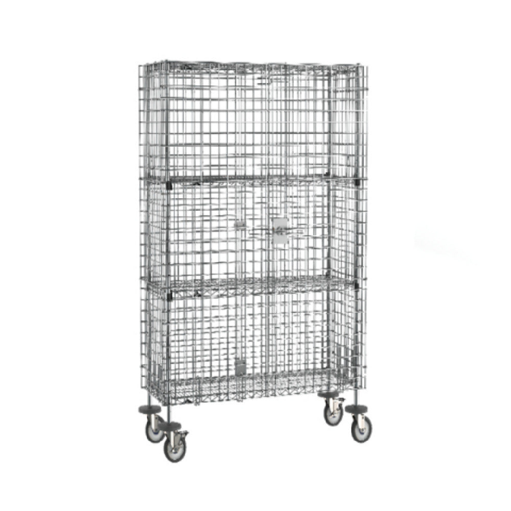 Metro SEC35EC-2EZ - Super Erecta® Security Unit, Mobile, Chrome Plated Finish