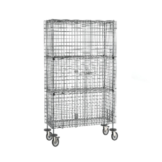 Metro SEC35EC-2EZ - Super Erecta® Security Unit, Mobile, Chrome Plated Finish
