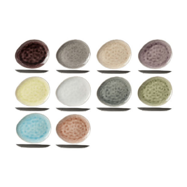 Tableware Solutions USA 9700120 Plate 19.5 X 16 Cm (6.2") Dia. Pebble